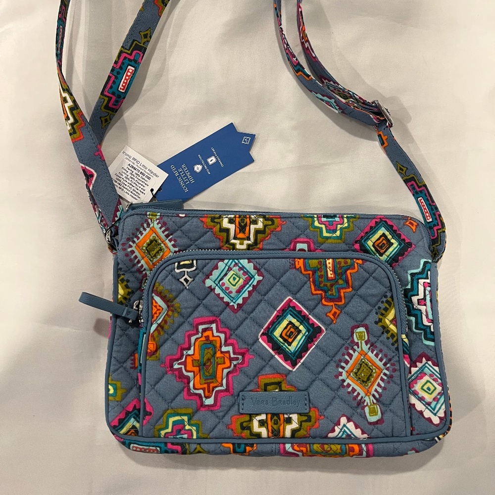Vera Bradley RFID Little Hipster Crossbody in Painted Medallions *NWT*